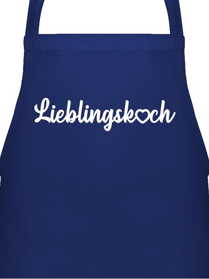 Shirtracer Kochschürze Lieblingskoch, (1-tlg), Kochschürze Herren Männer von Shirtracer