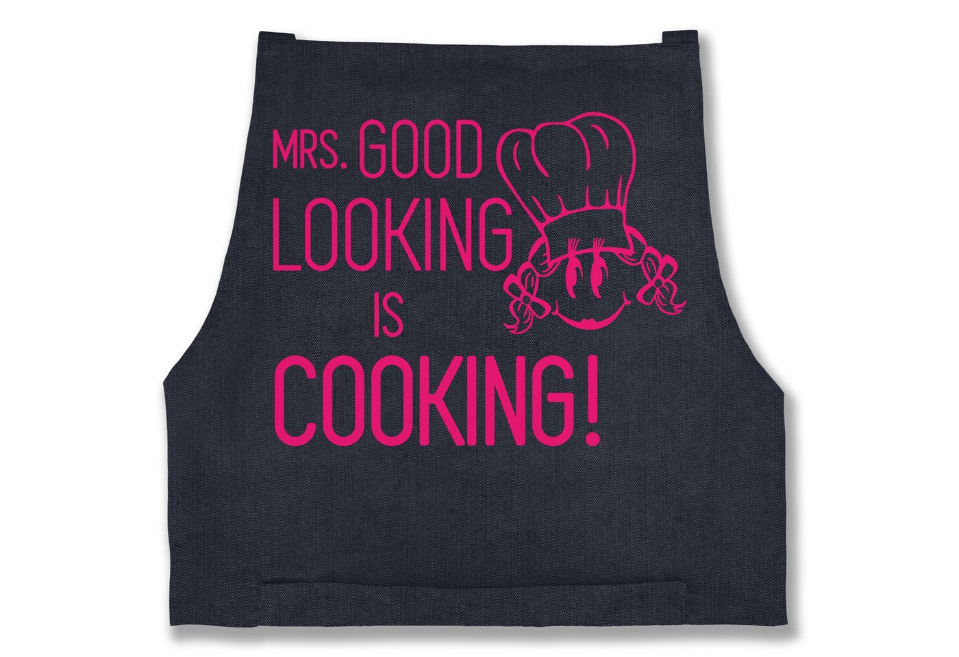 Shirtracer Kochschürze Mrs. Good Looking is cooking, (1-tlg), Kochschürze Damen Frauen von Shirtracer