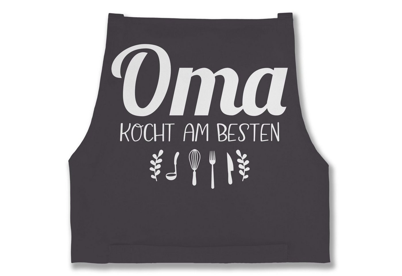 Shirtracer Kochschürze Oma kocht am besten, (1-tlg), Küchenschürze zum Kochen von Shirtracer