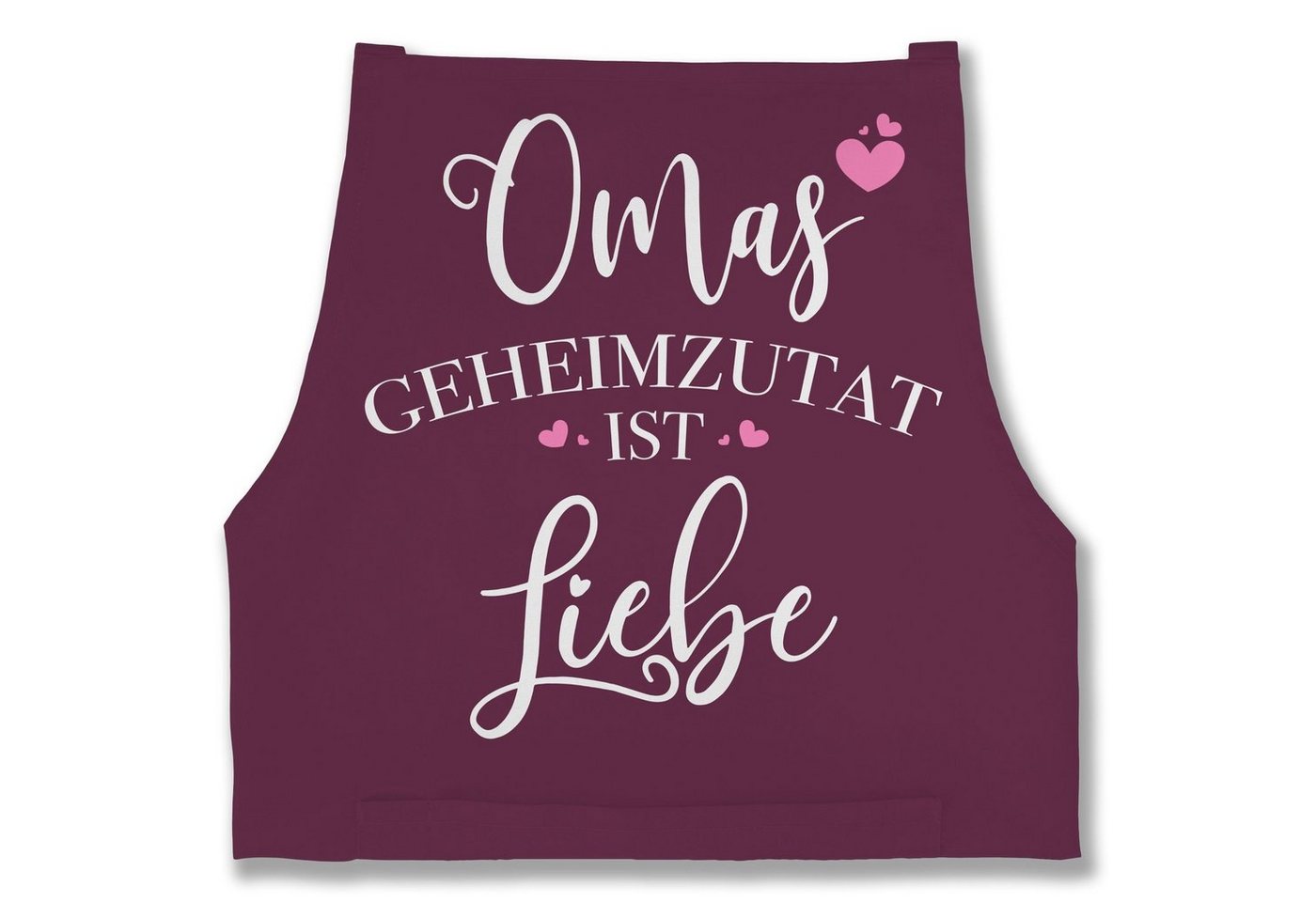 Shirtracer Kochschürze Omas Geheimzutat ist Liebe - Geschenk Omi Weihnachten Geburtstag, (1-tlg), Oma Großmutter Omi von Shirtracer