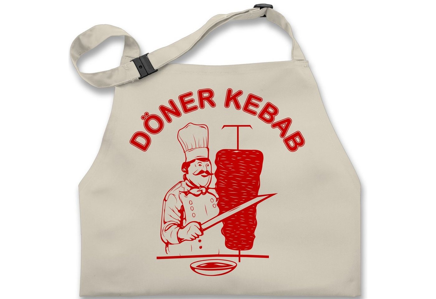 Shirtracer Kochschürze Original Döner Kebab Logo, (1-tlg), Karneval & Fasching von Shirtracer