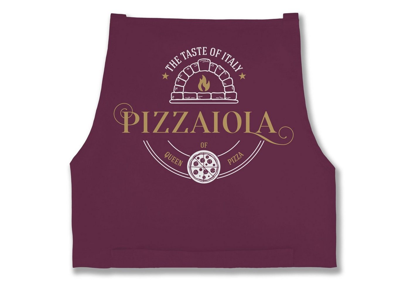 Shirtracer Kochschürze Pizzaiola Pizzabäckerin, (1-tlg), Pizzaschürze Damen Frauen von Shirtracer