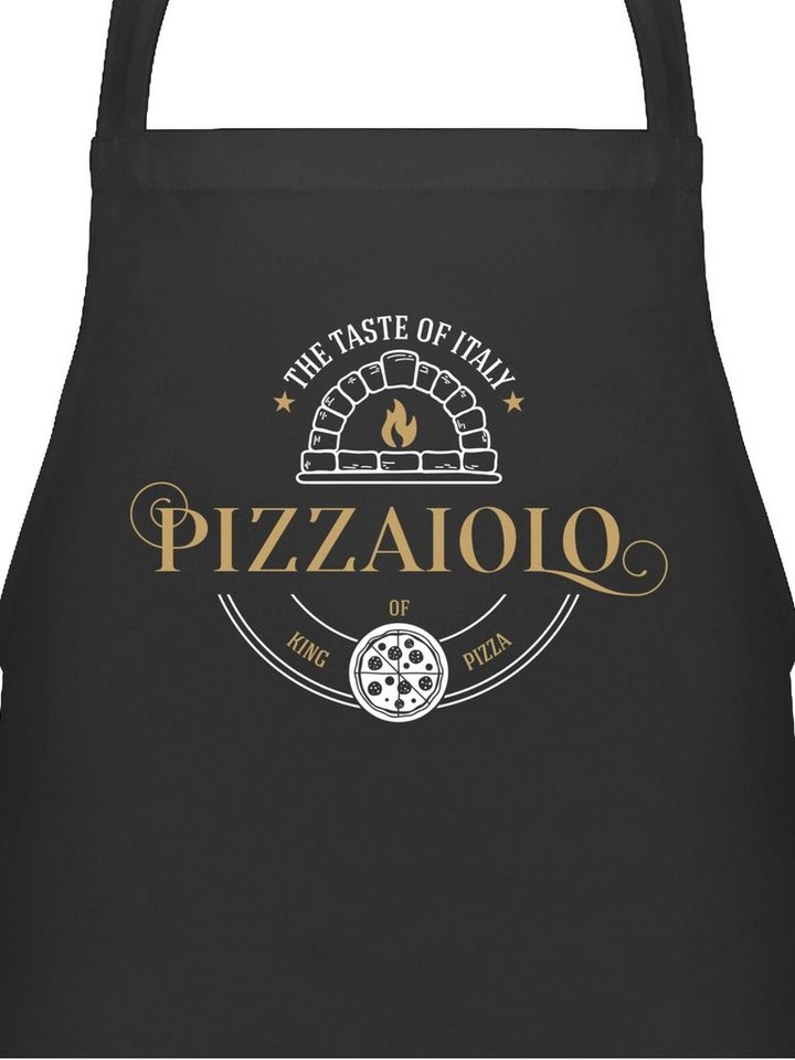 Shirtracer Kochschürze Pizzaiolo Pizzabäcker, (1-tlg), Pizzaschürze Herren Männer von Shirtracer