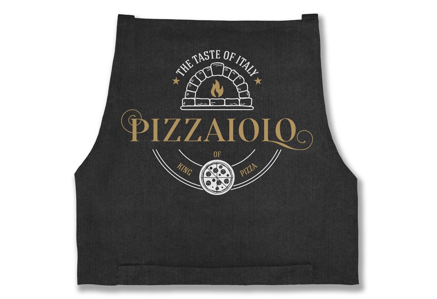 Shirtracer Kochschürze Pizzaiolo Pizzabäcker, (1-tlg), Pizzaschürze Herren Männer von Shirtracer
