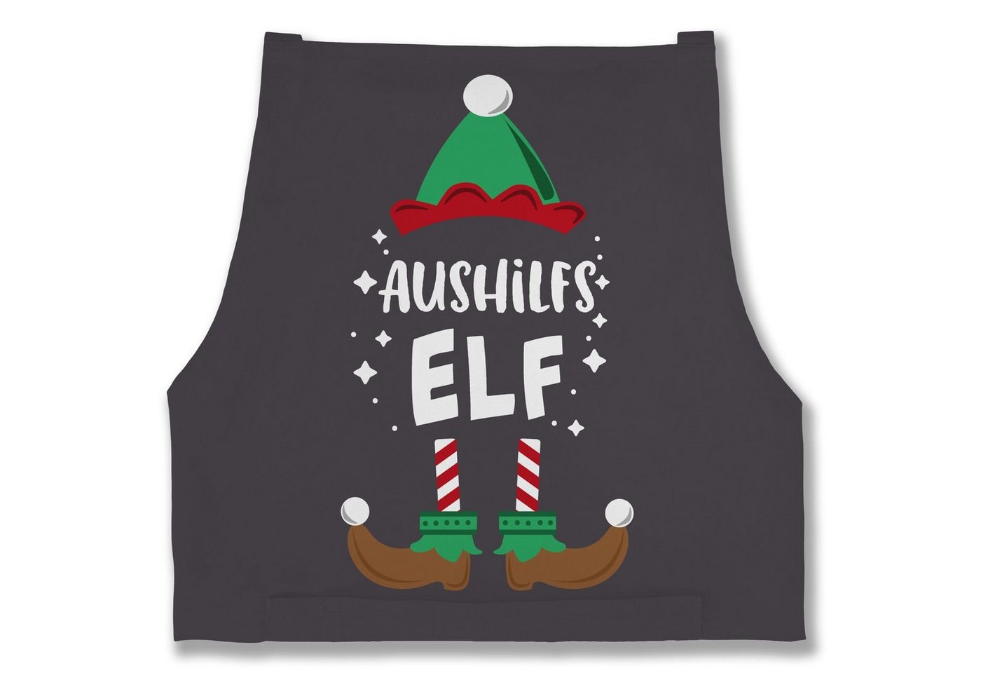 Shirtracer Kochschürze Weihnachten Aushilfs-Elf, (1-tlg), Schürze Weihnachten Geschenke von Shirtracer