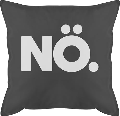 Kissen 50x50 - Statement - Nö - weiß - 50 x 50 cm - Grau - Statement-Kissen Statements schmusekissen kopfkissen schwarz sprüche motivkissen mit männerkissen sofakissen bezug zierkissen füllung Kissen 50x50 - Statement - Nö - weiß - 50 x 50 cm - Grau - Statement-Kissen Statements schmusekissen kopfkissen schwarz sprüche motivkissen mit männerkissen sofakissen bezug zierkissen füllung von Shirtracer