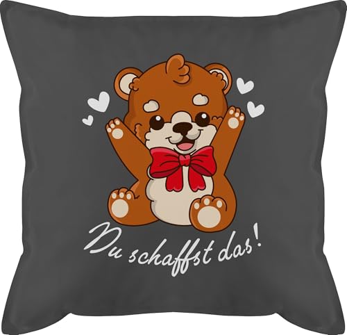 Kissen 50x50 - Statement - Du schaffst das! - Bärchen - weiß - 50 x 50 cm - Grau - mit bärenmotiv Statement-Kissen Statements das schmusekissen kopfkissen schwarz sprüche männerkissen bezug Kissen 50x50 - Statement - Du schaffst das! - Bärchen - weiß - 50 x 50 cm - Grau - mit bärenmotiv Statement-Kissen Statements das schmusekissen kopfkissen schwarz sprüche männerkissen bezug von Shirtracer