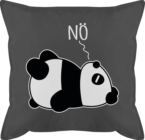 Kissen 50x50 - Statement - Nö - Panda - weiß - 50 x 50 cm - Grau - mit Spruch und füllung Statement-Kissen Statements Nein Pillow bezug kopfkissen schwarz sprüche pandabär männerkissen Motiv Kissen 50x50 - Statement - Nö - Panda - weiß - 50 x 50 cm - Grau - mit Spruch und füllung Statement-Kissen Statements Nein Pillow bezug kopfkissen schwarz sprüche pandabär männerkissen Motiv von Shirtracer