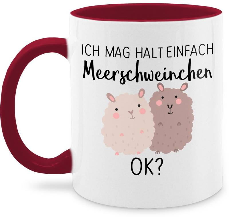 Shirtracer Tasse Ich mag halt einfach Meerschweinchen OK?, Keramik, Statement Sprüche Shirtracer Tasse Ich mag halt einfach Meerschweinchen OK?, Keramik, Statement Sprüche von Shirtracer