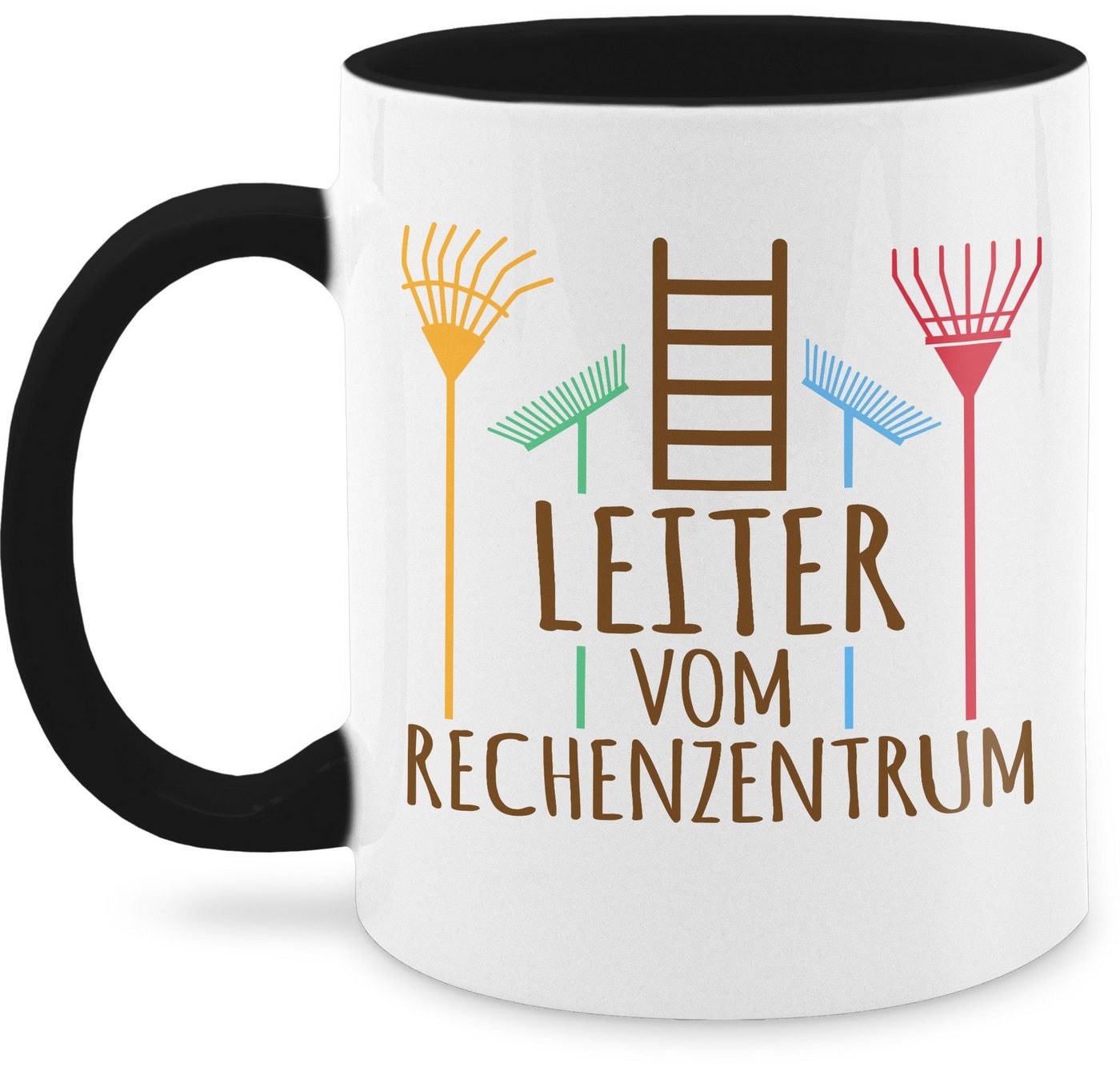 Shirtracer Tasse Leiter vom Rechenzentrum dunkel, Keramik, Kaffeetasse Hobby Geschenk von Shirtracer