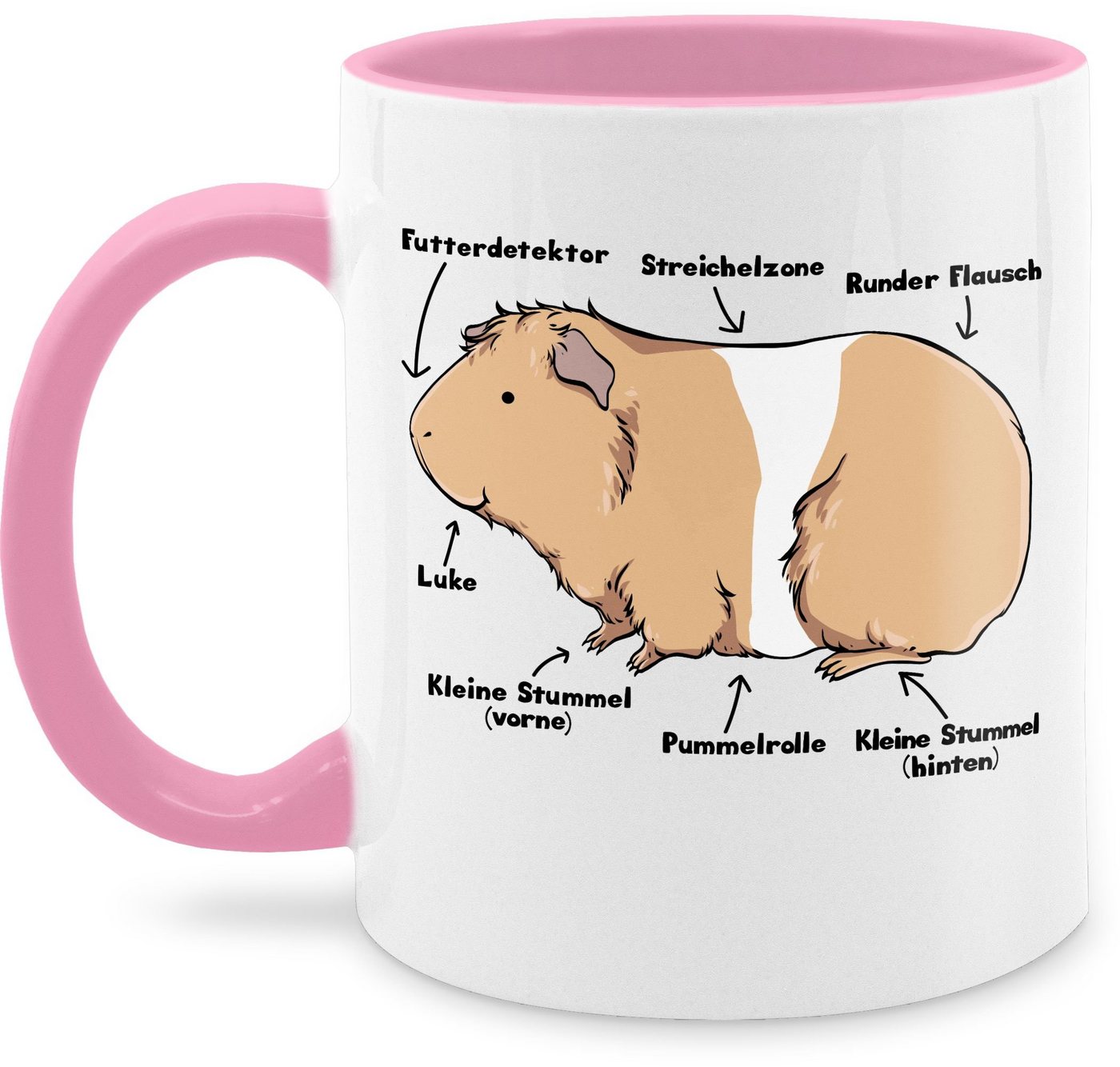 Shirtracer Tasse Meerschwein Anatomie, Keramik, Statement Sprüche von Shirtracer