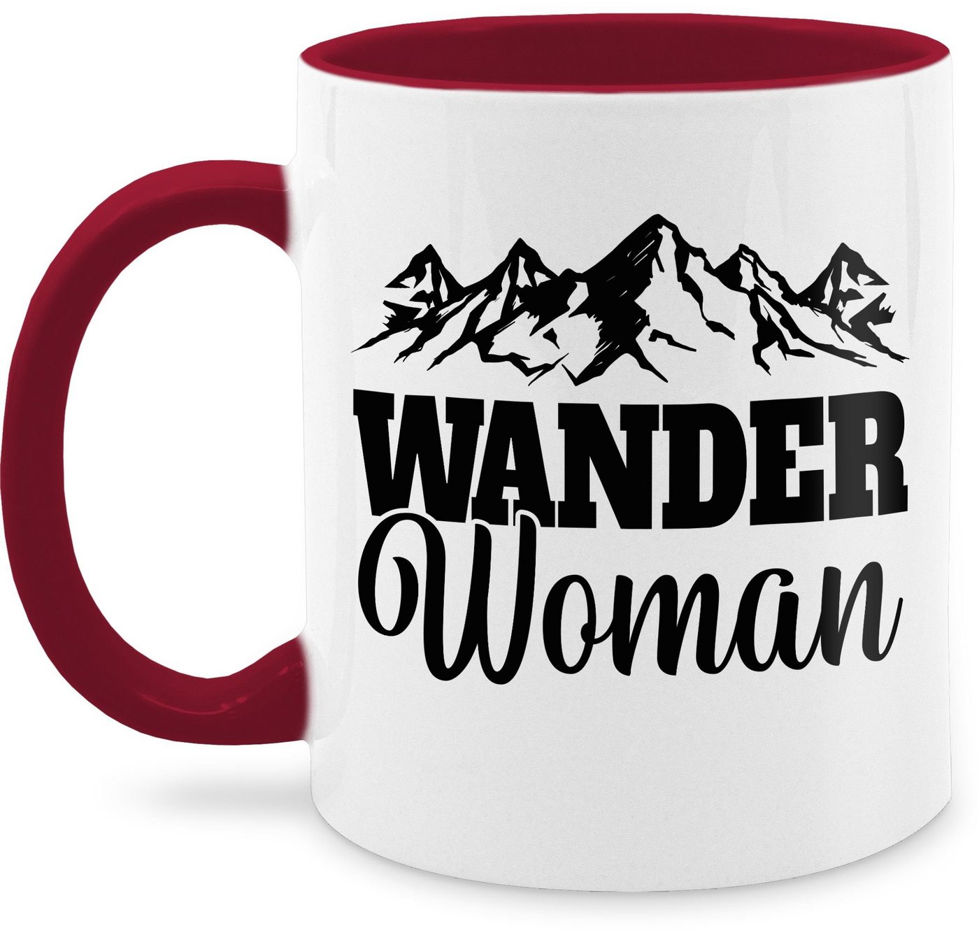 Shirtracer Tasse Wander Woman - Geschenk für Wanderin, Keramik, Kaffeetasse Hobby Geschenk von Shirtracer