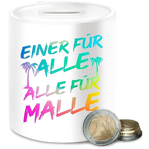 Spardose - Urlaub - Einer für alle Alle für Malle I Mallorca Party I Malle für alle - Unisize - Weiß - urlaubskasse reisekasse Urlaubs Reise spardosen Reisen zum urlaubsreif sprüche Kasse dose Spardose - Urlaub - Einer für alle Alle für Malle I Mallorca Party I Malle für alle - Unisize - Weiß - urlaubskasse reisekasse Urlaubs Reise spardosen Reisen zum urlaubsreif sprüche Kasse dose von Shirtracer