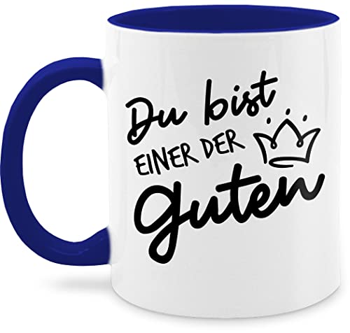 Tasse Tassen 325ml - Statement Sprüche - Du bist einer der Guten - Freundschaft Wertschätzung - 325 ml - Dunkelblau - mit spruechen gut so wie kaffee lustige kaffeetasse für gute freunde spruch von Shirtracer