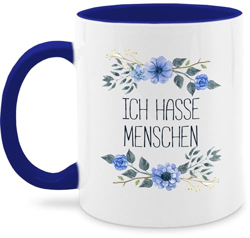 Tasse Tassen 325ml - Statement Sprüche - Ich hasse Menschen - 325 ml - Dunkelblau - blümchen spruchtasse sarkasmus blumen kaffeetasse tasse+ich+hasse+menschen spruchtassen spruch people haferl Tasse Tassen 325ml - Statement Sprüche - Ich hasse Menschen - 325 ml - Dunkelblau - blümchen spruchtasse sarkasmus blumen kaffeetasse tasse+ich+hasse+menschen spruchtassen spruch people haferl von Shirtracer
