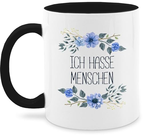 Tasse Tassen 325ml - Statement Sprüche - Ich hasse Menschen - 325 ml - Schwarz - blümchen spruchtasse sarkasmus blumen kaffeetasse tasse+ich+hasse+menschen spruchtassen spruch people haferl freche Tasse Tassen 325ml - Statement Sprüche - Ich hasse Menschen - 325 ml - Schwarz - blümchen spruchtasse sarkasmus blumen kaffeetasse tasse+ich+hasse+menschen spruchtassen spruch people haferl freche von Shirtracer