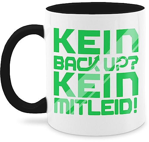 Tasse Tassen 325ml - Statement - Kein Backup Kein Mitleid Geschenk Informatiker Entwickler ITler - 325 ml - Schwarz - kaffetassen kaffeetasse nerd sprüche nur noch eine pflanze geschenke für Tasse Tassen 325ml - Statement - Kein Backup Kein Mitleid Geschenk Informatiker Entwickler ITler - 325 ml - Schwarz - kaffetassen kaffeetasse nerd sprüche nur noch eine pflanze geschenke für von Shirtracer
