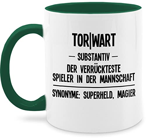 Tasse Tassen 325ml - Statement Sprüche - Torwart Definition - 325 ml - Petrolgrün - mit spruch kaffeetasse schönem spruechen kaffee lustige sarkasmus spruchtasse sprüche, handball spruchtassen von Shirtracer