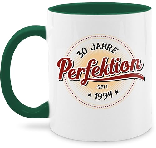 Tasse Tassen 325ml - 30. Geburtstag - Dreißig Jahre Perfektion seit 1994-325 ml - Petrolgrün - 30 geschenk 1993 zum sprüche er geburstag lustige 30er jährigen 30ter 30ten dreissig thirty von Shirtracer