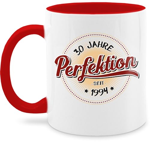 Tasse Tassen 325ml - 30. Geburtstag - Dreißig Jahre Perfektion seit 1994-325 ml - Rot - kaffeetasse zum 30ter 1993 nur noch eine pflanze 30 dreissig 30.geburtstag geschenk 30ig 30er 30iger thirty von Shirtracer