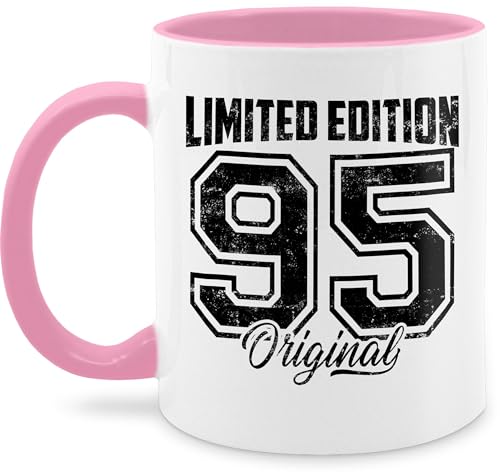 Tasse Tassen 325ml - 30. Geburtstag - Limited Edition 1995 Original Schwarz Vintage Dreißigster - 325 ml - Rosa - häferl 1994 frau 30 kaffeetasse dreissig 1993 teetasse zum 30ig 1992 milchkaffee von Shirtracer