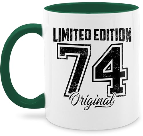 Tasse Tassen 325ml - 50. Geburtstag - Limited Edition 1974 Original Schwarz Vintage Fünfzigster - 325 ml - Petrolgrün - birthday 50 zum geschenk geschenke geburtstagsgeschenk er von Shirtracer