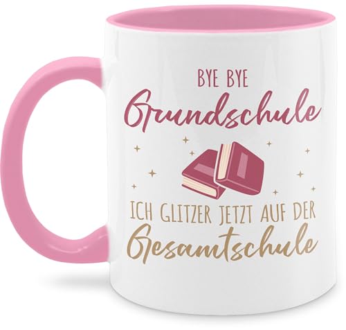 Tasse Tassen 325ml - Abgänger - Bye Bye Grundschule ich glitzer jetzt auf der Gesamtschule | Gesamtschule Einschulung | Einschulung 5. Klasse | Schulwechsel ins Gesamti | Grundschule Abschied - 325 von Shirtracer