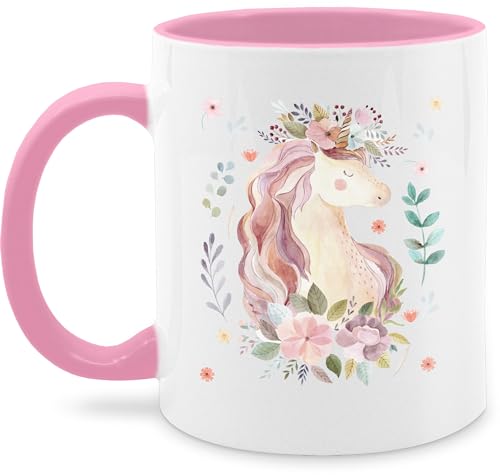 Tasse Tassen 325ml - Einhörner - Einhorn Geschenk - 325 ml - Rosa - mit einhörnern kaffeetasse motiv teetasse von Shirtracer