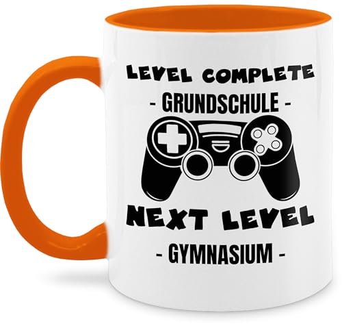 Tasse Tassen 325ml - Einschulung Geschenk Schulanfang - Level complete - next level Gymnasium - 325 ml - Orange - schulwechsel einschultasse schulanfangsgeschenke gymi fanmug 5.klasse Tasse Tassen 325ml - Einschulung Geschenk Schulanfang - Level complete - next level Gymnasium - 325 ml - Orange - schulwechsel einschultasse schulanfangsgeschenke gymi fanmug 5.klasse von Shirtracer