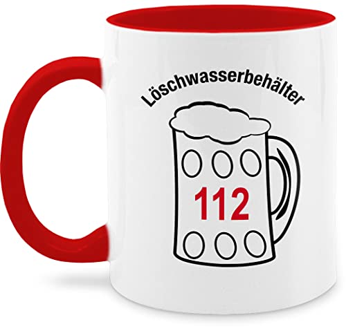 Tasse Tassen 325ml - Feuerwehr - Löschwasserbehälter - 325 ml - Rot - feuerwehrtasse feuerwehrmann feuerwehrgeschenkartikel freiwillige von Shirtracer