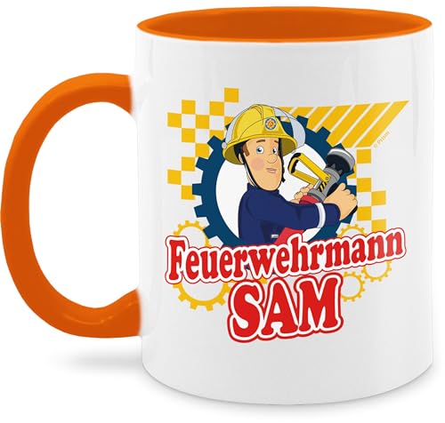 Tasse Tassen 325ml - Feuerwehrmann Sam - 325 ml - Orange - kaffeetasse feuwehrmann schokotasse feuerwehr mann q9061 feuetwehrmann kindertasse der feierwehrman feierwehrmann feuerwhrmann von Shirtracer