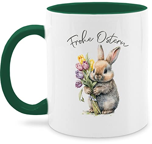 Tasse Tassen 325ml - Ostergeschenke - Frohe Ostern - Süßer Osterhase - 325 ml - Petrolgrün - ostermotiv osterhasen osterüberraschungen kleinigkeit besondere hasen ostertassen, easter hase von Shirtracer