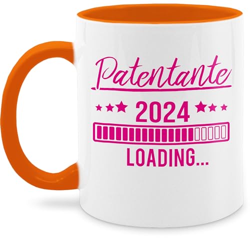 Tasse Tassen 325ml - Patentante 2024 loading... - fuchsia - 325 ml - Orange - geschenke für geschenk von Shirtracer