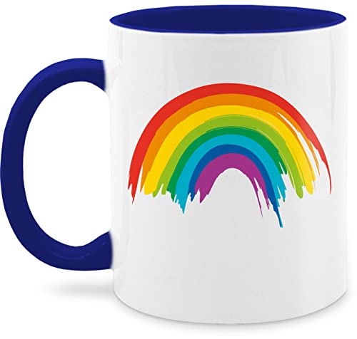 Tasse Tassen 325ml - Pride Flagge - Regenbogen LGBT & LGBTQ - 325 ml - Dunkelblau - lesbian rainbow kaffeetasse lgbtqia flag nur noch eine pflanze lqbtq kaffeebecher csd teetasse gay kleidung Tasse Tassen 325ml - Pride Flagge - Regenbogen LGBT & LGBTQ - 325 ml - Dunkelblau - lesbian rainbow kaffeetasse lgbtqia flag nur noch eine pflanze lqbtq kaffeebecher csd teetasse gay kleidung von Shirtracer