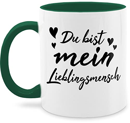 Tasse Tassen 325ml - Valentinstag & - Du bist mein Lieblingsmensch - Partner Geschenke Lieblingsmensch Geschenk Ich liebe Dich Jahrestag Paare Pärchen Männer Frauen Freund Freundin - 325 ml von Shirtracer