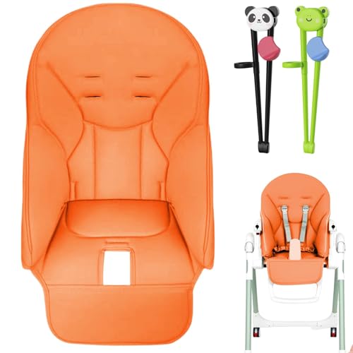 Baby Hochstuhl Sitzbezug für Peg-Perego, Siesta Zero3, Baoneo, Kosmic Jané | Baby Hochstuhl Bezug | Baby Esszimmerstuhl Sitzkissen | PU-Leder Hochstuhl Sitzauflage mit 2 Paar Essstäbchen Baby Hochstuhl Sitzbezug für Peg-Perego, Siesta Zero3, Baoneo, Kosmic Jané | Baby Hochstuhl Bezug | Baby Esszimmerstuhl Sitzkissen | PU-Leder Hochstuhl Sitzauflage mit 2 Paar Essstäbchen von Shitafe