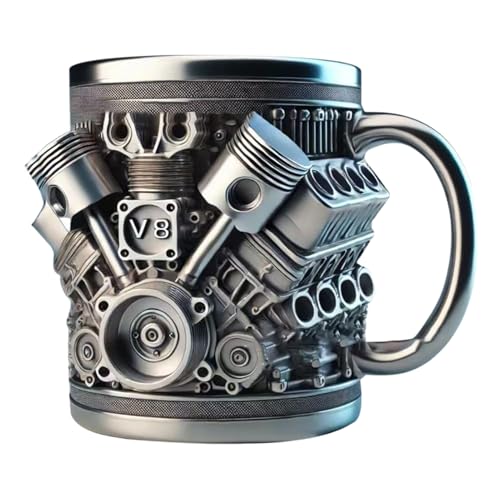 Edelstahlbecher, V6 & V8 Motordesign Edelstahlbecher, 2025 Personalized 3D Motoren Kaffeetasse, Motoren Tassen, Kreativer Engines Kaffeebecher für Autoenthusiasten und Rennsportfans Edelstahlbecher, V6 & V8 Motordesign Edelstahlbecher, 2025 Personalized 3D Motoren Kaffeetasse, Motoren Tassen, Kreativer Engines Kaffeebecher für Autoenthusiasten und Rennsportfans von Shitafe