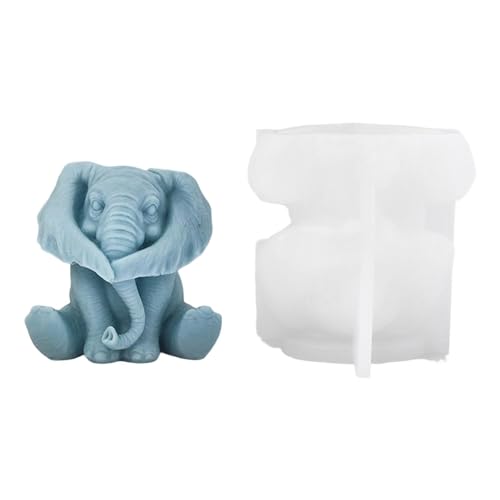 Kerzenform Silikon Elefant Kerzenformen Tier Kerzenform Kerzen Silikonform Kerzen Gießen Formen für Kerzenherstellung Handwerk Ornamente von Shitafe