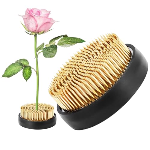 Shitafe Blumenfrosch - Blumenhalter Für Vasenarrangements - Kupfernadel Metall Halter Für Garten Blumendeko Arrangement Im Freien von Shitafe