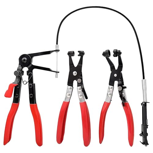 Shitafe Klemmenzange,Präzisionsausführung für Schlauchschellen Kit - 3-teiliges Set von multifunktionalen Rohrzangen für Bereiche wie Heizung, Motor, Sanitär, Automobil und Shitafe Klemmenzange,Präzisionsausführung für Schlauchschellen Kit - 3-teiliges Set von multifunktionalen Rohrzangen für Bereiche wie Heizung, Motor, Sanitär, Automobil und von Shitafe