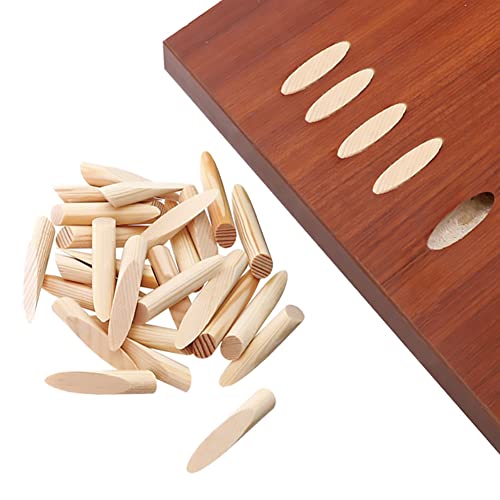 Shiwaki 50pcs Massivholz Taschenlochstopfen Holz Kiefer für Schr?glochbohrposition Taschenlochlehre Holzbearbeitungswerkzeug von Shiwaki