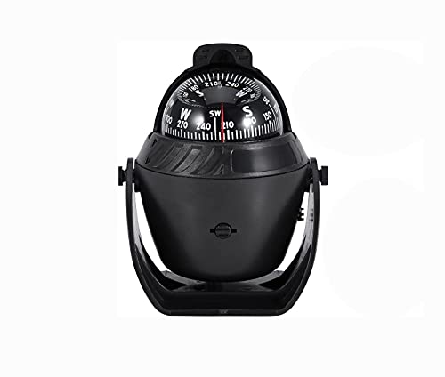 Shiwaki Auto Boot Marine Kompass Elektronische Navigation LED Licht Hoher Präzisions Schwenkender Nachtsicht Kugel Kompass Elektronischer Einstellbare Navigations Kompass Camping Kompass von Shiwaki