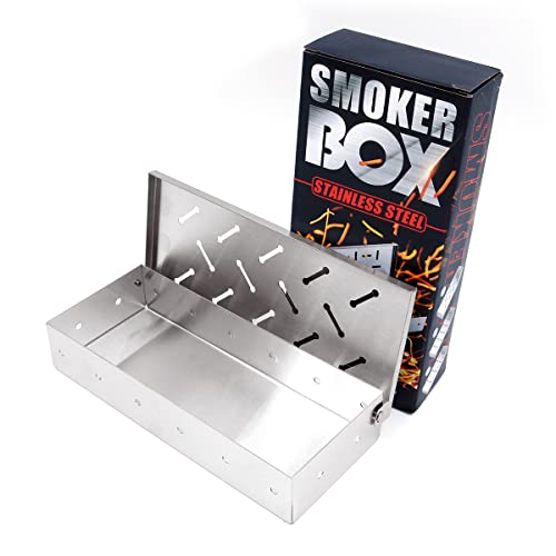 Shiwaki BBQ-R?ucherbox, Edelstahl-R?ucherbox, Rauchgenerator, Fleisch- und Fischr?ucherofen, für Holzkohlegrill im Innen- und Au?enbereich, Grillfleisch Shiwaki BBQ-R?ucherbox, Edelstahl-R?ucherbox, Rauchgenerator, Fleisch- und Fischr?ucherofen, für Holzkohlegrill im Innen- und Au?enbereich, Grillfleisch von Shiwaki