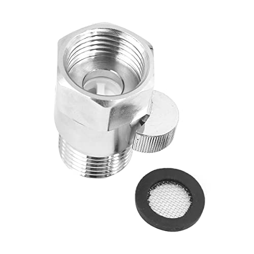 Shiwaki Duschkopf-Absperrventil, 1/2-Duschdurchflussregelungs-Absperrventil, Durchflussmessing-Wasserhahn, universelles Ersatzteil von Shiwaki