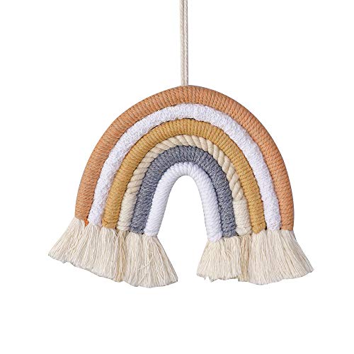 Shiwaki Regenbogen gewebte Tapisserie Ornament Regenbogen Wandbeh?nge für Wohnkultur, Geburtstag Muttertag Party, Duschraum Ornament Geschenk (Koffer) von Shiwaki