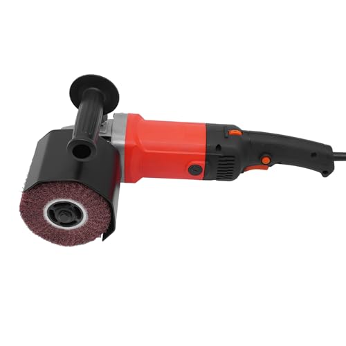 1580W Satiniermaschine Holz BüRstenschleifer Schleifmaschine Winkelschleifer Polieren Walzenschleif Polierer BüRstenmaschine Für Bearbeitung von rostfreiem Stahl Gusseisen Aluminium Kunststoffen usw von Shiyinge