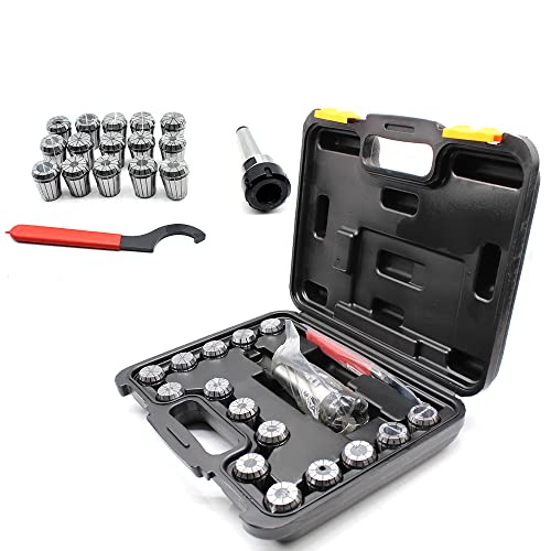 15pcs ER32 Spannzangensatz Spannzangenfutter Spannzangen Spannzange Sparset Satz Box SchlüSsel Set Spannfutter FüR Industrie FräSmaschinen Aufnahme Prazision FräSer Drehmaschine Werkzeughalter von Shiyinge