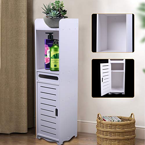 Badschrank Badezimmerschrank Badregal Hochschrank Beistellschrank Aufbewahrung Toilettenschrank Verstellbare Regale Schrank Freistehend FüR Schmaler KüChe Schlafzimmer Flur GroßE Weiß 80X20X20Cm Badschrank Badezimmerschrank Badregal Hochschrank Beistellschrank Aufbewahrung Toilettenschrank Verstellbare Regale Schrank Freistehend FüR Schmaler KüChe Schlafzimmer Flur GroßE Weiß 80X20X20Cm von Shiyinge