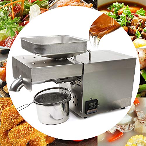 Edelstahl ÖLpresse ÖLmüHle Expeller Extraktion Maschine ÖL Automatische OIL Press Automatischer Maschinenpresser Kommerziell für größten Teil des Ölgehalts von mehr als 25% der Ölpflanzen 220V 610W Edelstahl ÖLpresse ÖLmüHle Expeller Extraktion Maschine ÖL Automatische OIL Press Automatischer Maschinenpresser Kommerziell für größten Teil des Ölgehalts von mehr als 25% der Ölpflanzen 220V 610W von Shiyinge