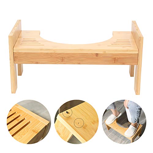 Physiologischer Toilettenhocker Aus Bambus FußStüTze Wc HöHenverstellbar Trittbrett Holz Badezimmer Hocker Toilettenhilfe Rutschfest Schemel Toiletten Stuhl Klohocker FüR Erwachsene Kind äLtere von Shiyinge
